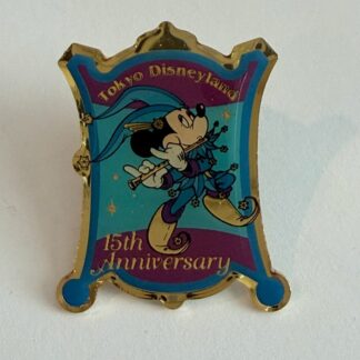Tokyo Disney Resort Disneyland 15th Anniversary pin Mickey Novelty Disney Pin E2