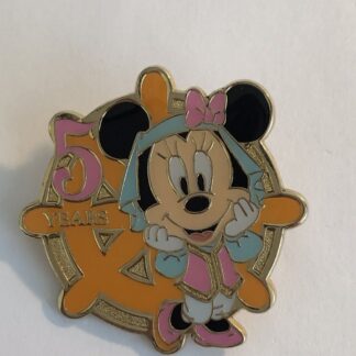 Tokyo Disney Sea - 5th Anniversary Game Prize - Minnie Mouse Disney Pin (B6)