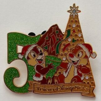 Tokyo Disney Sea Mickey Minnie Donald Chip and Dale 5th Anniversary Pin (A9)