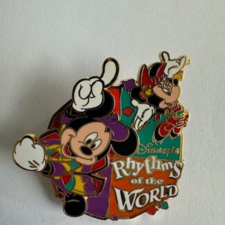 Tokyo Disney Sea Rhythms Of The World Show Mickey & Minnie Disney Pin B2
