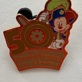 Tokyo DisneySea 50 Days To Go Mickey Disney Pin (B7)