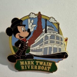Tokyo Mickey Mouse Mark Twain Riverboat Disney Pin F1