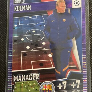 Topps Match Attax 101 2020 21 Purple Parallel Edition #110 Ronald Koeman