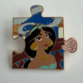 UK Jasmine Princess Character Connection Puzzle 2024 Aladdin Disney Pin E6