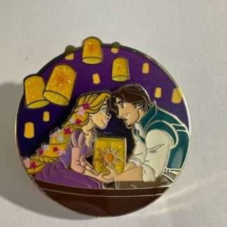 Uncas Loungefly  - Rapunzel and Flynn with Lanterns - Tangled 2021 Disney Pin E2
