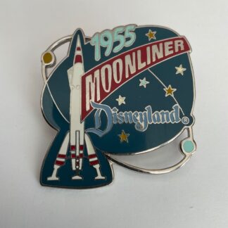 Vintage 1998 Tomorrowland 1955 Moonliner Rocket Attraction Disneyland Pin E5