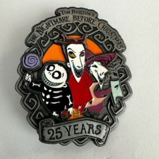WDI Lock Shock Barrel Nightmare Before Christmas 25th LE 250 Disney Pin (B9)