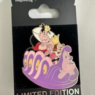 WDI Queen of Hearts & King Only Caterpillar Ride LE 200 2013 Disney Pin B