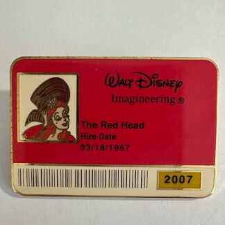 WDI The Redhead I.D. Badge Series Pirates of the Caribbean 2007 LE Disney Pin F2