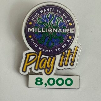 WDW - 8000 Points - Who Wants to Be a Millionaire: Play It Disney Pin (C3)