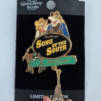 WDW Brer Fox Rabbit Bear Song Of The South 55th Anniversary Dangle Disney Pin B