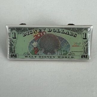 WDW Epcot Disney Dollar Disney Pin (A8)