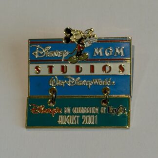 WDW Mickey MGM Studios - Pin Celebration Countdown August 2001 Disney Pin H0