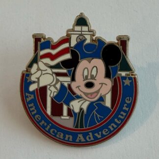 WDW Mickey Mouse American Adventure - Epcot World Showcase 2010 Disney Pin H5