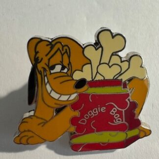 WDW - Pluto Red Doggie Bag - AAA Travel Company 2005 Disney Pin E1