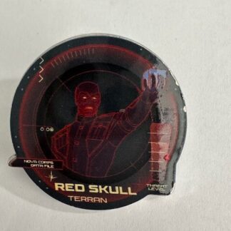 WDW Red Skull Marvel Nova Corps Data Corps File Mystery Disney Pin (E7)