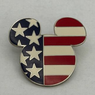WDW USA Flag Mickey Head Icon Small Version 2 2020 Disney Pin G8