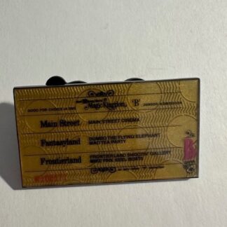 WDW Walt Disney World 40th Anniversary Ticket Book B Ticket 2011 Disney Pn F6