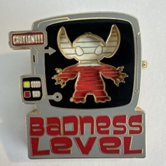 Walt Disney Lilo & Stitch Badness Level Slider Pin 2005 (G7)