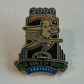 Wide World of Sports 2000 Football Millennium Disney Pin H5