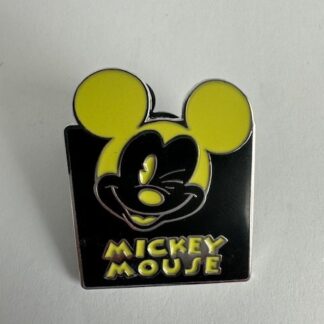 Winking - Mickey Expressions Mystery - Bright Yellow 2012 Disney Pin E0