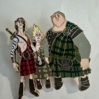Young Lords Dingwall, MacGuffin, and McIntosh Brave LE 250 Box Disney Pin C4