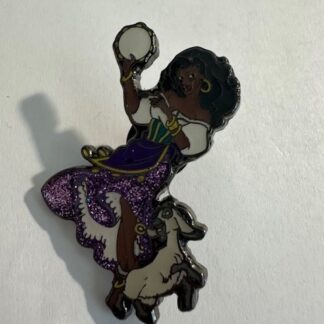 loungefly Esmeralda and Djali Hunchback of Notre Dame Pin (E0)