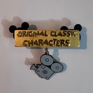 2002 Disney Catalog Original Classic Characters Pin Movie Camera Dangle (D1)