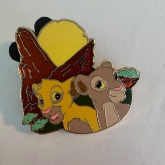 2011 Simba & Nala Pride Rock LE Pin # 86187~Disney Movie Rewards Lion King (D3)