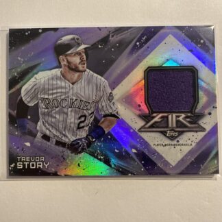 2017 Topps Fire Relics 02/50 Trevor Story #FR-TS