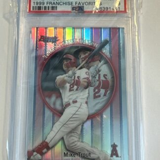 2019 Bowman’s Best 1999 Franchise Favorites Mike Trout PSA MINT 9