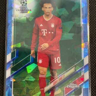 2020-21 Topps Chrome Sapphire UEFA Champions League #62 Leroy Sane