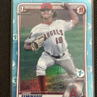 2020 Bowman Draft 1st Edition ROOKIE SKY BLUE #BD-163 ADAM SEMINARIS ANGELS
