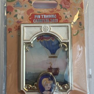 2021 HKDL Hong Kong Disney PTC Pin Trading Carnival Cinderella Jumbo Pin LE400