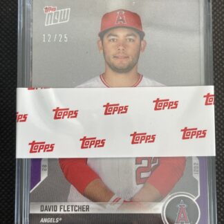 2021 Topps Now Road To Opening Day Angels Team Set David Fletcher 12/25 Purple