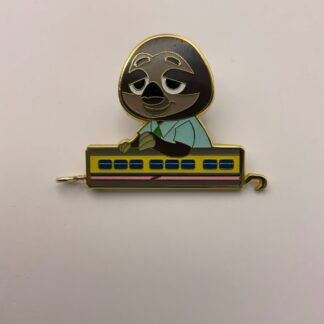 2025 Hong Kong Disney Zootopia Train Mystery Pin  Flash F8