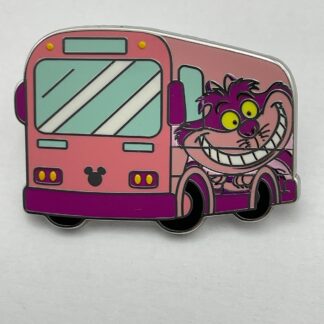 2026 Disneyland Hidden Mickey Wave A Bus Alice in Wonderland Cheshire Pin G6