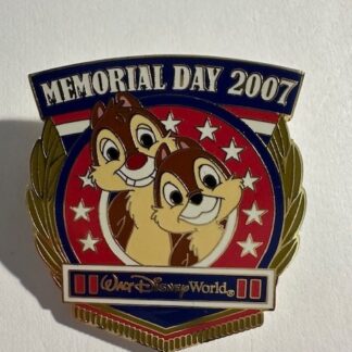 ARTIST PROOF - WDW - Memorial Day 2007 - Chip and Dale Disney Pin C6