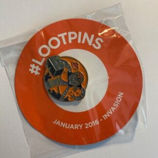 Alien Robot Invasion January 2016 Loot Crate Exclusive Pin (B)