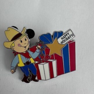 America Cowboy It's A Small World Holiday Mystery Box Disney LE 1000 Pin (D1)