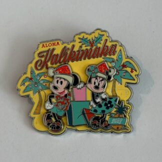 Aulani 2023 Christmas LE 5000 Pin Mickey Minnie Mouse Santa Hat Disney Pin H7