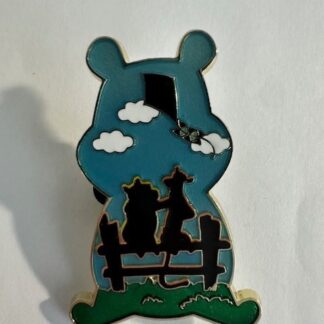 Box Lunch Uncas International - Winnie the Pooh scene Sillhouette Disney Pin A0