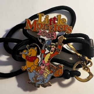 Cast Member Exclusive Little Monsters 2003 Pooh Tigger Disney Lanyard (B)