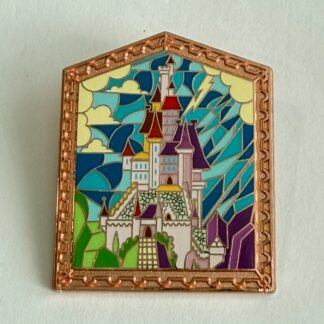 Castle - Beauty and the Beast - Windows of Love - Mystery 2022 Disney Pin H6