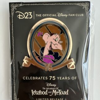 D23 The Adventures of Ichabod and Mr. Toad 75th Anniversary Disney Pin B