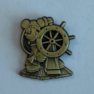 DCL - Helmsman Mickey - Bronze - Ship Wheel Disney Pin H6