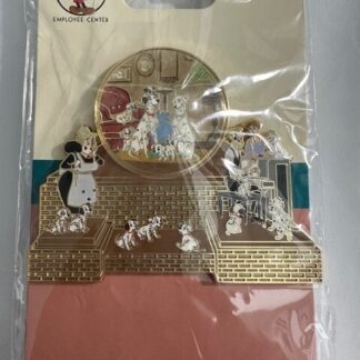 DEC Disney Employee Center 101 Dalmatians Pongo Snow Globe LE 250 Cast Pin (B)