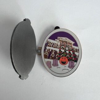 DISNEY HAUNTED MANSION HINGED PIN TOMBSTONE, JACK O LANTERN & SNOW (D7)