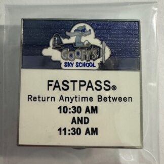 DISNEY WDI FASTPASS FAST PASS GOOFY'S SKY SCHOOL PIN LE 200 (B7)