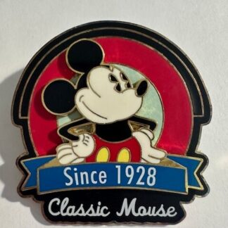 DISNEY WORLD 2008 CLASSIC MOUSE SINCE 1928 GOLD CARD PIN LE 1500 (E3)